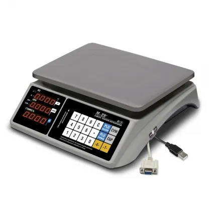 Весы торговые M-ER 328AC-32.5 LED Touch-M/ RS232,USB