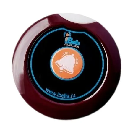 кнопка вызова персонала ibells-305, вишневый