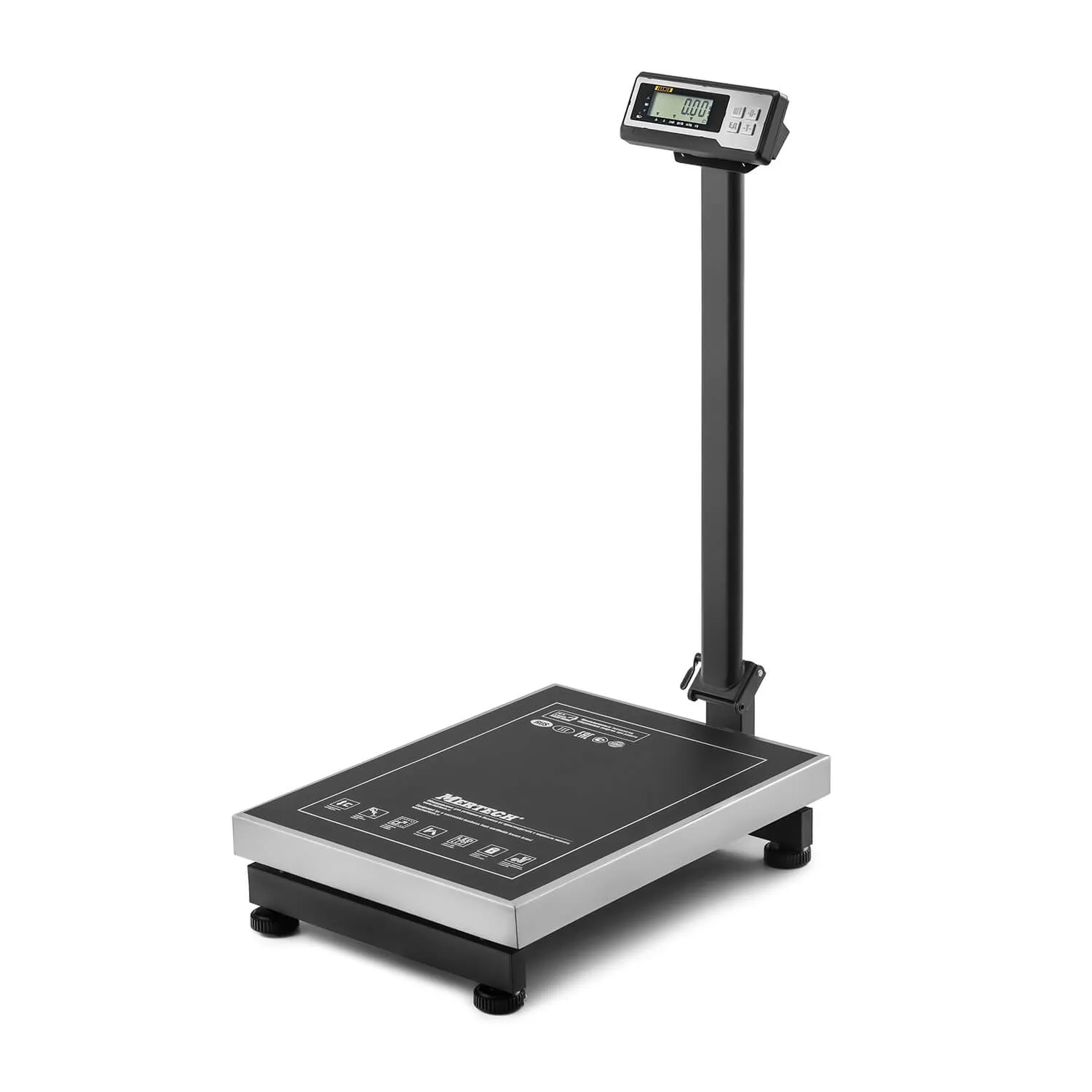 Фасовочные напольные весы MERTECH M-ER 334ACFLP-300.50/100 (450*600) LCD