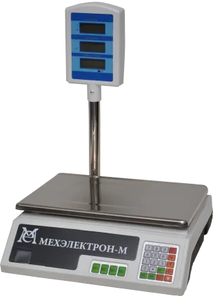 Весы торговые Мехэлектрон ВР4900-30-2Д-САБ-05, со стойкой