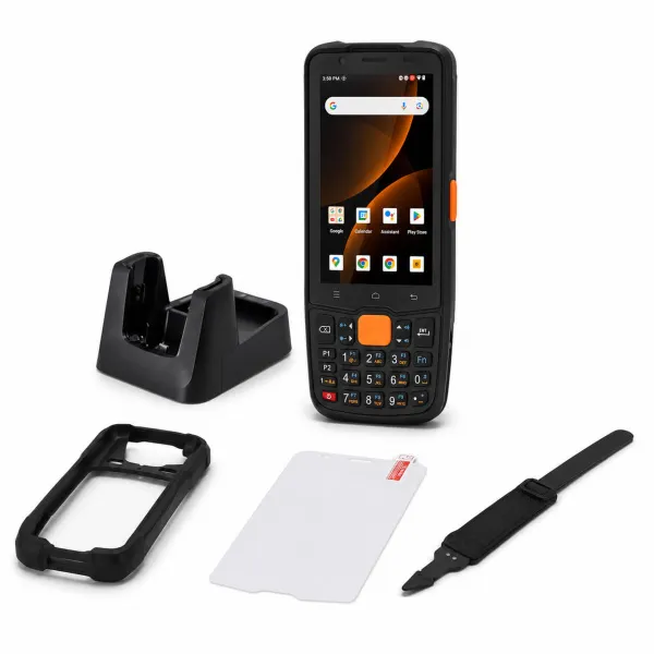Комплект ТСД MERTECH MovFast S40 Android 13, 4GB/64GB (крейдл без передачи, чехол, стекло, ремешок)