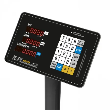 весы товарные m-er 333 acp-300.100 trader led