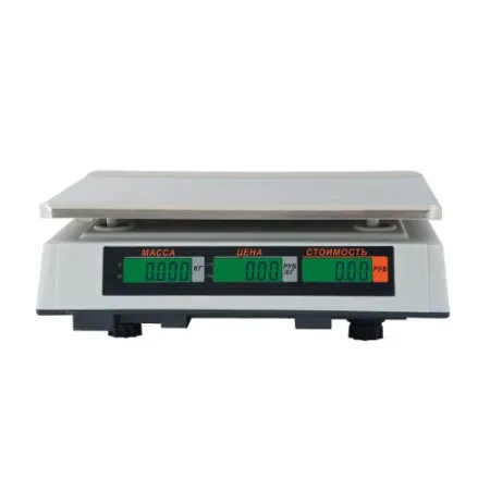 весы торговые m-er 327ас-32.5 с акб (без стойки) lcd