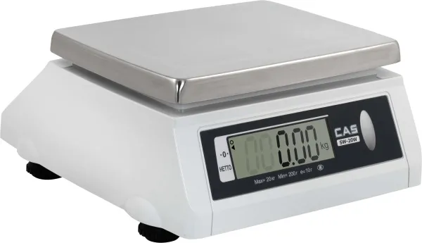 весы порционные cas sw-20 w (dd)