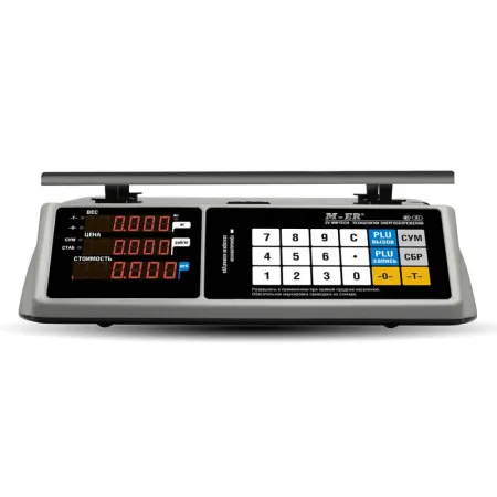 весы торговые m-er 328ac-32.5 led touch-m/ rs232,usb