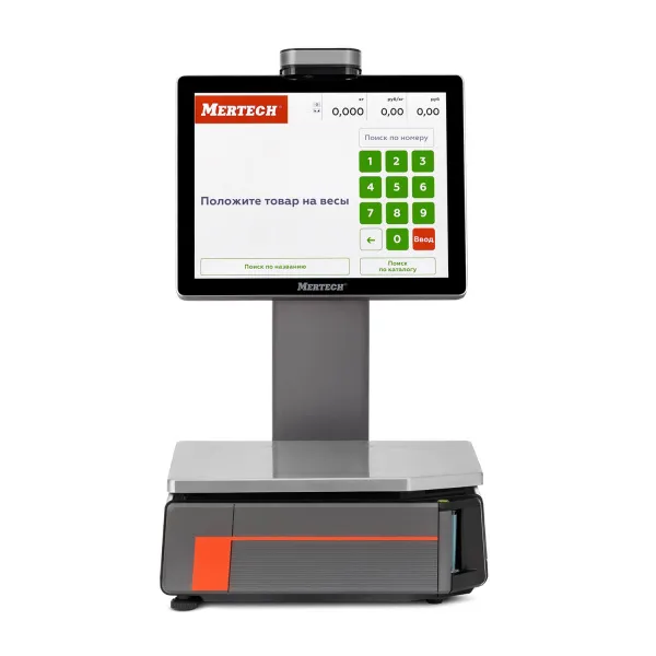 весы с печатью этикеток m-er 727 pm-15.2 (vision-ai, 15", usb, ethernet, wi-fi)