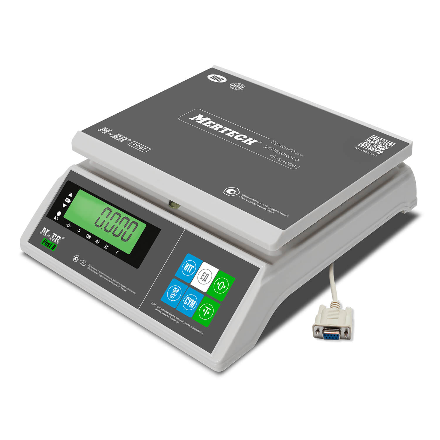 Весы порционные M-ER 326AFU -15.1 "POST II" LCD RS-232