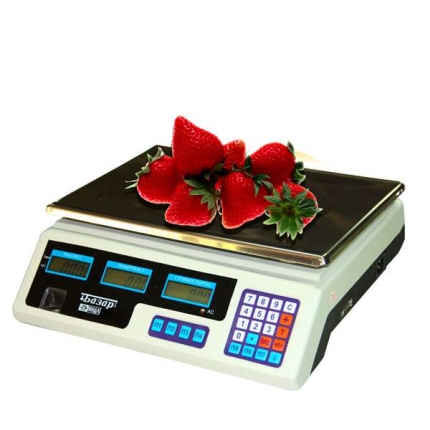 Весы торговые МИДЛ МТ 6 МЖА(1/2,340х230)"Базар2(у)"